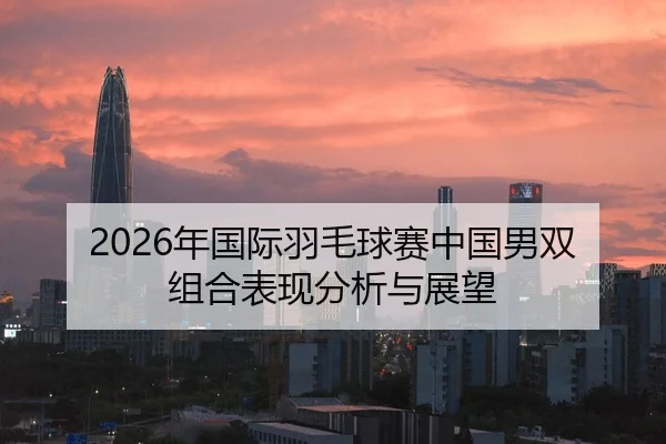 2026年国际羽毛球赛中国男双组合表现分析与展望